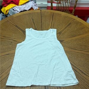 Marled Essentials White Tank Top